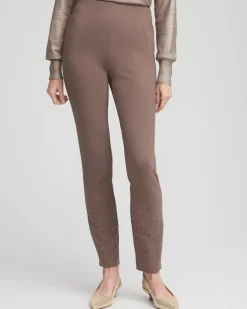 Petite Juliet Embellished Ankle Pants