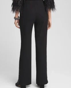 Petite Juliet Sequin Wide Leg Pant