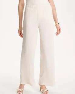 Petite Travelers™ Crinkle Textured Pants