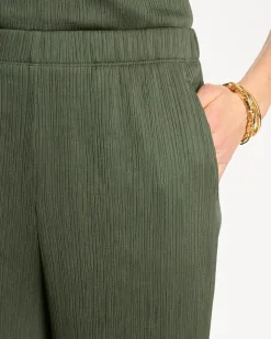 Petite Travelers™ Crinkle Textured Pants