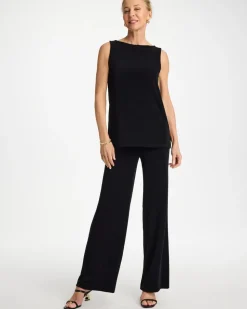 Petite Travelers™ Wide-Leg Pocket Pants