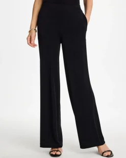 Petite Travelers™ Wide-Leg Pocket Pants