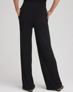 Petite Travelers™ Wide-Leg Pocket Pants