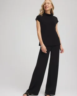 Petite Travelers™ Wide-Leg Pocket Pants