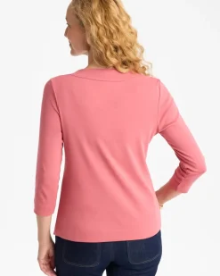 Pima Cotton 3/4 Sleeve Tee