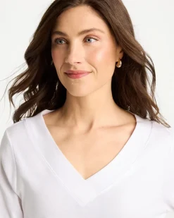 Pima Cotton 3/4 Sleeve Tee