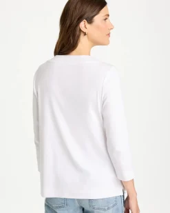 Pima Cotton 3/4 Sleeve Tee