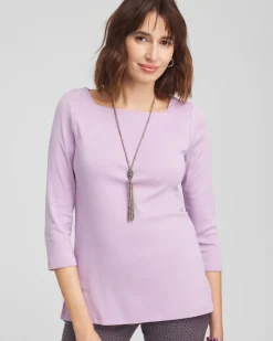 Pima Cotton Square-Neck Tunic