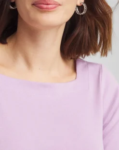 Pima Cotton Square-Neck Tunic
