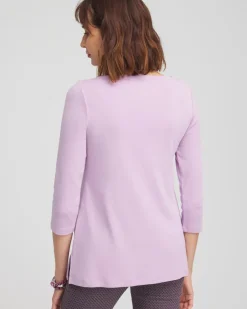 Pima Cotton Square-Neck Tunic