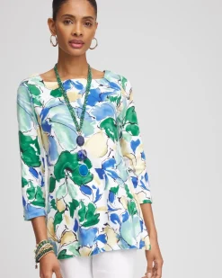 Pima Cotton Square-Neck Tunic