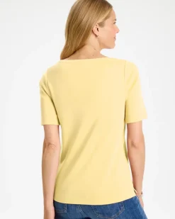 Pima Elbow Sleeve Tee