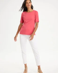 Pima Elbow Sleeve Tee