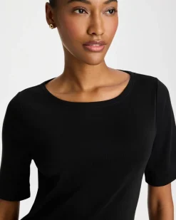 Pima Elbow Sleeve Tee