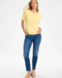 Pima Elbow Sleeve Tee