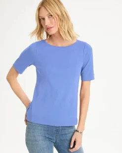 Pima Elbow Sleeve Tee