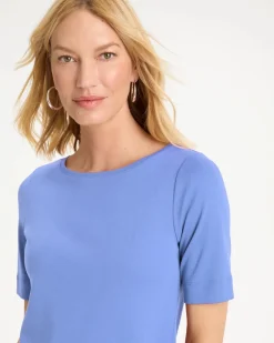 Pima Elbow Sleeve Tee
