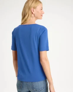 Pima Elbow Sleeve Tee