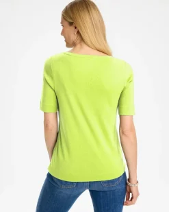 Pima Elbow Sleeve Tee