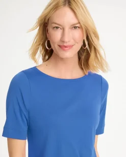 Pima Elbow Sleeve Tee