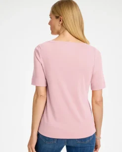Pima Elbow Sleeve Tee