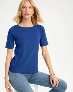 Pima Elbow Sleeve Tee