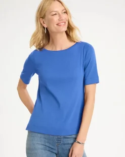 Pima Elbow Sleeve Tee