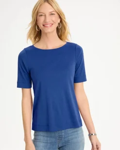 Pima Elbow Sleeve Tee