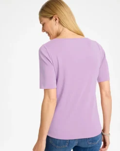 Pima Elbow Sleeve Tee
