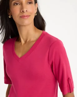 Pima V-Neck Tee