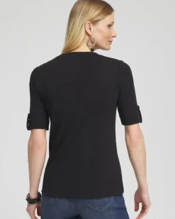 Pima V-Neck Tee