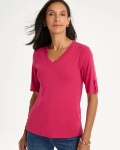 Pima V-Neck Tee