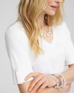 Pima V-Neck Tee