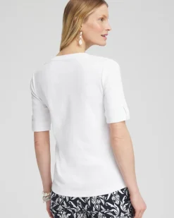 Pima V-Neck Tee