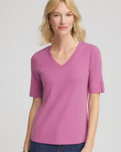 Pima V-Neck Tee