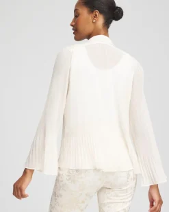 Pleated Georgette Blouse