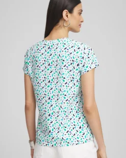 Polka-Dot Crewneck Perfect Tee