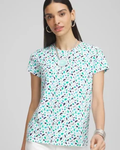 Polka-Dot Crewneck Perfect Tee
