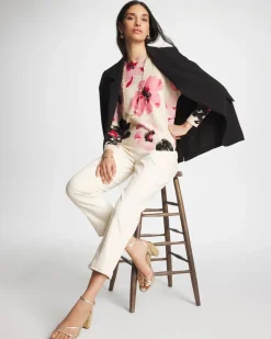Printed Bateau Dolman Pullover