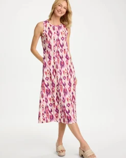 Printed Ponte Knit Tank Dress