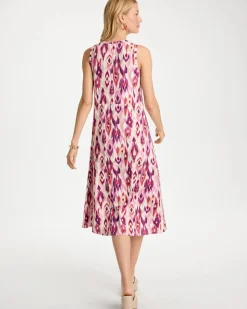 Printed Ponte Knit Tank Dress