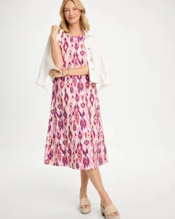 Printed Ponte Knit Tank Dress