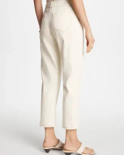 Pull-On Boyfriend Utility Cropped Jeans