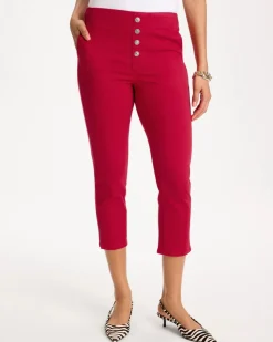 Pull-On Capri Jeans