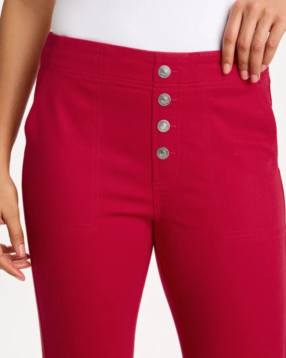 Pull-On Capri Jeans