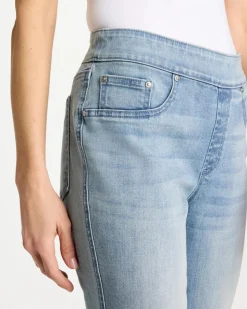 Pull-On Capri Jeans