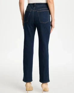 Pull-On Straight Jeans