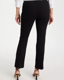 Pull-On Straight Jeans