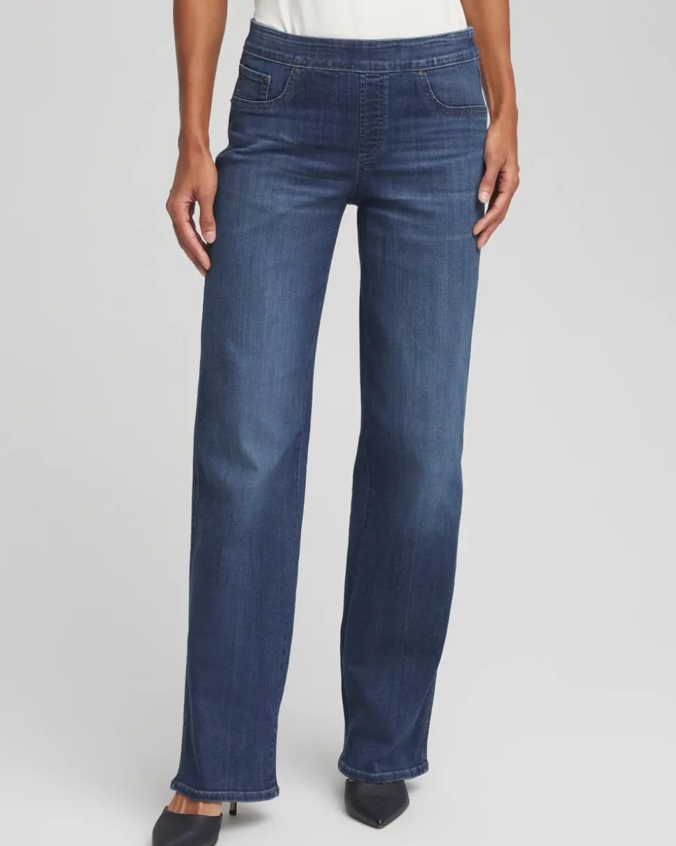 Pull On Wide Jean
