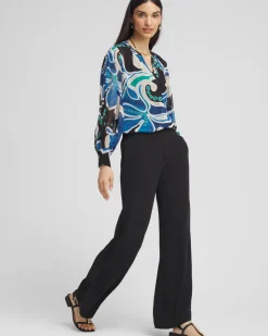 Pull-on Wide Leg Pants